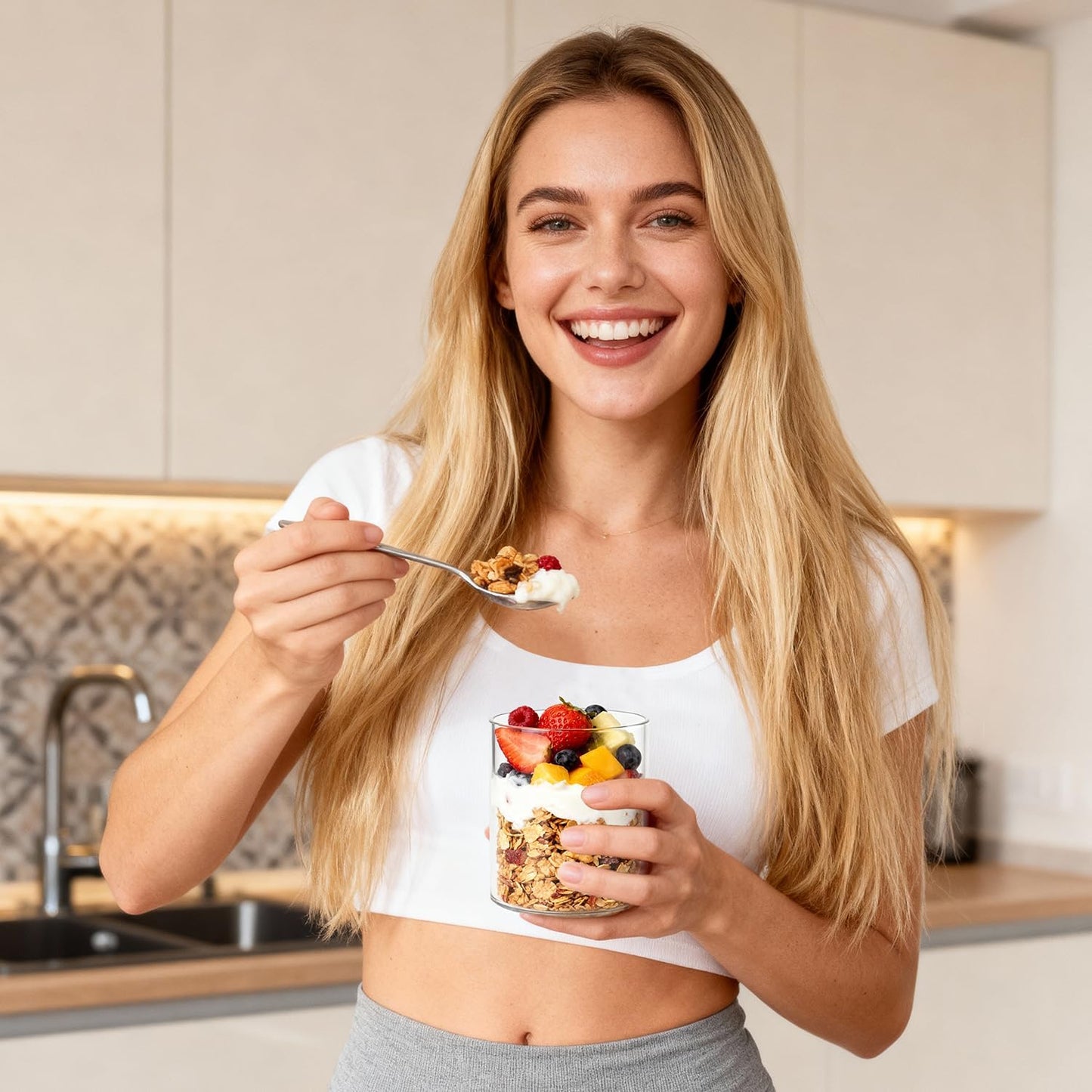 4-Pack Overnight Oats Containers with Lids, 14oz Glass Mason Jars for Overnight Oats Salad Yogurt Sugar Snacks Spices, BPA-Free