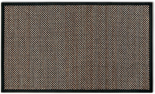 Artoid Mode Washable Non Skid Kitchen Rugs and Mats Doormat, Absorbent Door Mat Rugs for Kitchen Floor Front of Sink Hallway Black 17x29 Inch