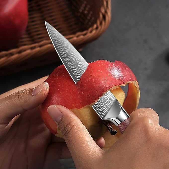 YOTSUBA Kitchen Knives Set 3 PCS, Ultra Sharp Chef Knife Set High Carbon Stainless Steel Blade, for Home & Restaurant Use, With Smooth Ergonomic Handle and Stylish Premium Gift Box