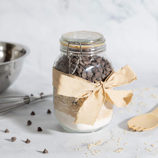 Galashield Glass Jars with Lids 50 oz Food Storage Jars with Airtight Lids Leak Proof Glass Canisters Kitchen Jars