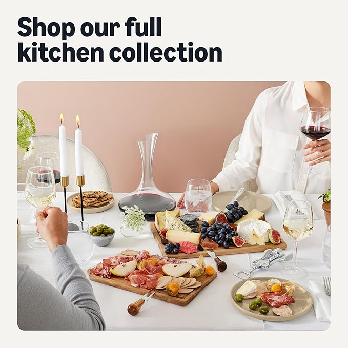 Amazon Basics Glazed Stoneware Dinnerware, Ceramic 12-Piece Set, 4 Full Place Settings, Dishwasher-Safe, Linen Gray