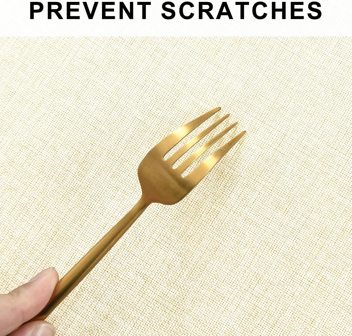 Hiasan Round Linen Tablecloth 70 Inch - Wrinkle and Stain Resistant Washable Polyester Fabric Table Cloth for Dining Room Kitchen Party, Champagne