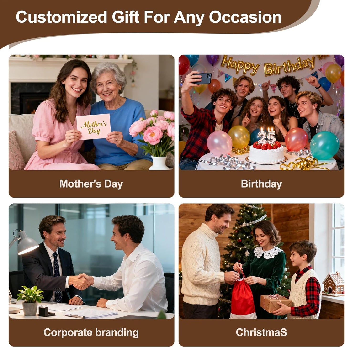 Custom Mug,Personalized 15oz Bone China Coffee Mug,Tazas Personalizadas with Photo,Text or Logo,Customized Gifts for Men & Women,Custom Mugs with Pictures,White