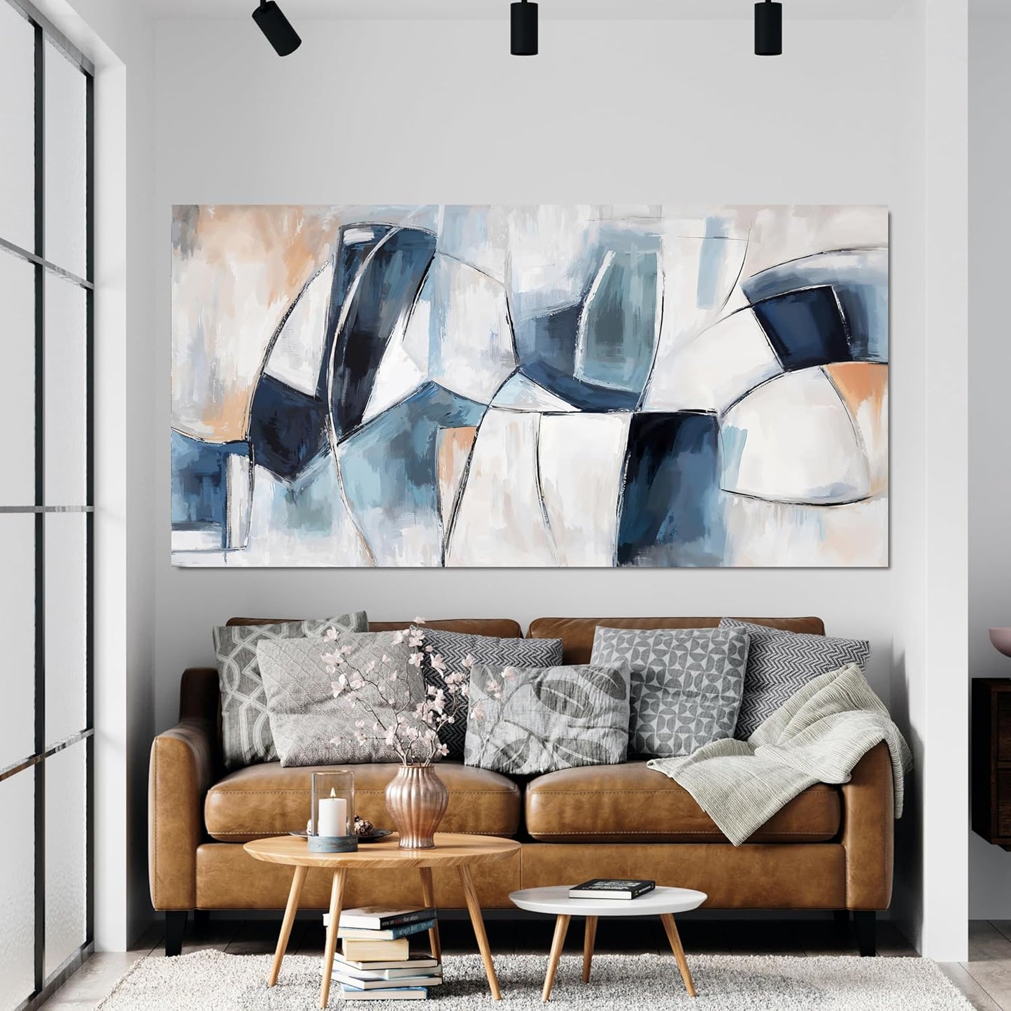 Canvas Wall Art Decor Abstract Wall Art for Living Room Abstract Canvas Art Wall Decor Wall Art Pictures Modern Colorful Wall Art Prints Artwork for Walls Bedroom Office Home Decor 20" X 40"