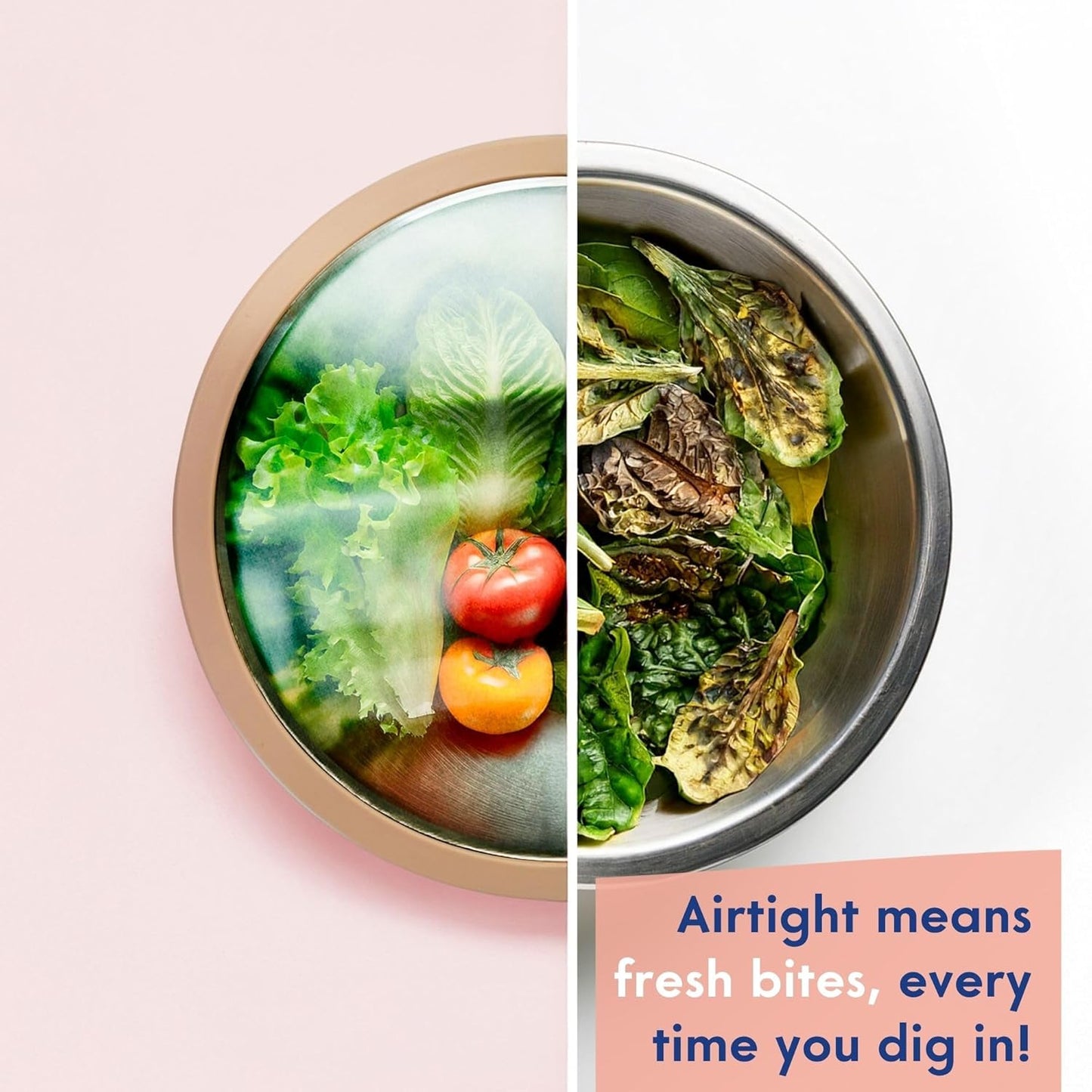 Ziruma Non-Toxic Mixing Bowls with Lids Set, Stainless Steel & Glass, 5 Pcs Plastic Free Bowls with Silicone Non-Slip Base, Dishwasher Safe Mixing Bowl Set