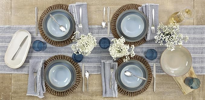 Oneida B336045A Mooncrest 45-Piece Flatware Set, Service for 8,Silver,45 Piece