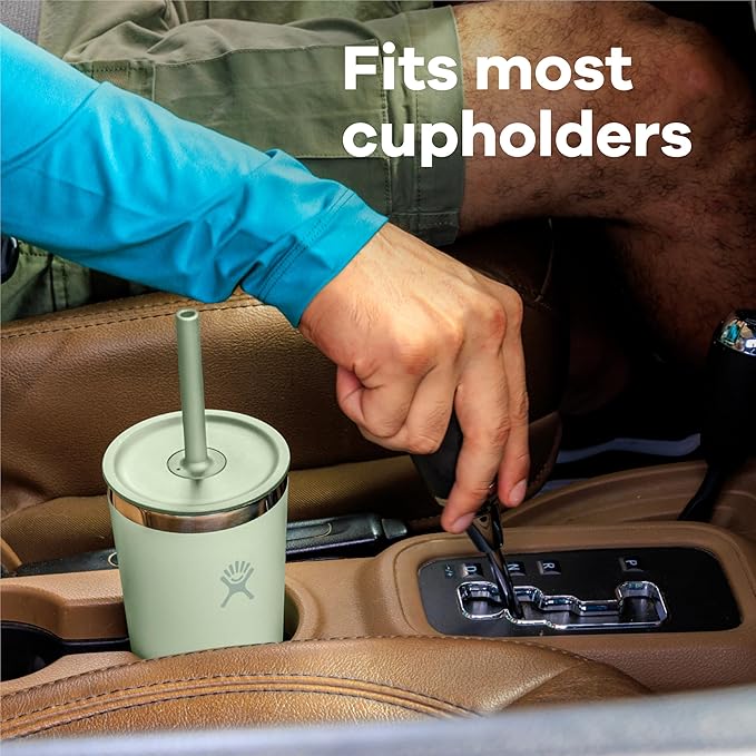 Hydro Flask All Around Tumbler Straw Lid, Insulated Travel Mug, Stainless Steel Coffee Cup 20 Oz Reef