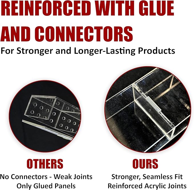 Acrylic Straw Holder for Cabinet Door or Countertop - Clear Organizer & Dispenser for Reusable Tumbler Straws, Space-Saving Kitchen Accessories, Cupboard or Pantry Storage, Strong Adhesive