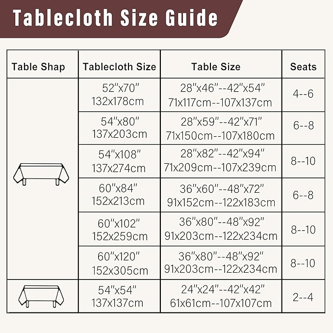 DWCN Table Cloth Rectangle - Faux Linen Fabric Waterproof Spill-Proof Wrinkle and Stain Resistant Tablecloths Decorative Farmhouse Table Cover for Kitchen Dining Party, 54 x 80 Inch, Red