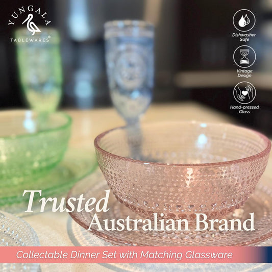 Yungala Pink Glass Bowl