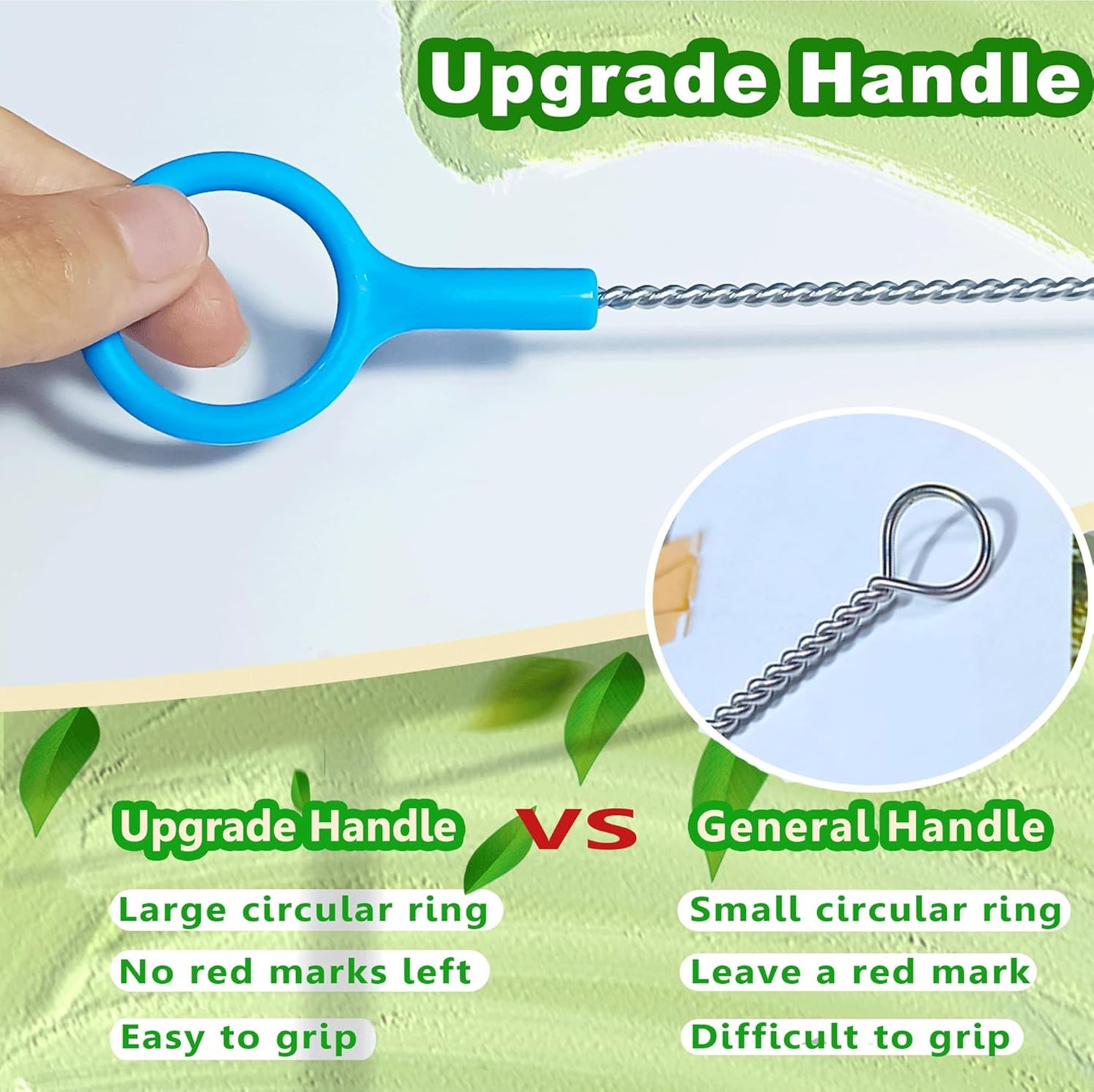 Straw Cleaner Brush 10 Inch, Straw Brush Cleaning with Big Circular Handle for Cleaning Stanley Tumbler, Water Bottle, Reusable Straws, Test Tubes, Sippy Cups, Various Teapots Kettles 6-Pack