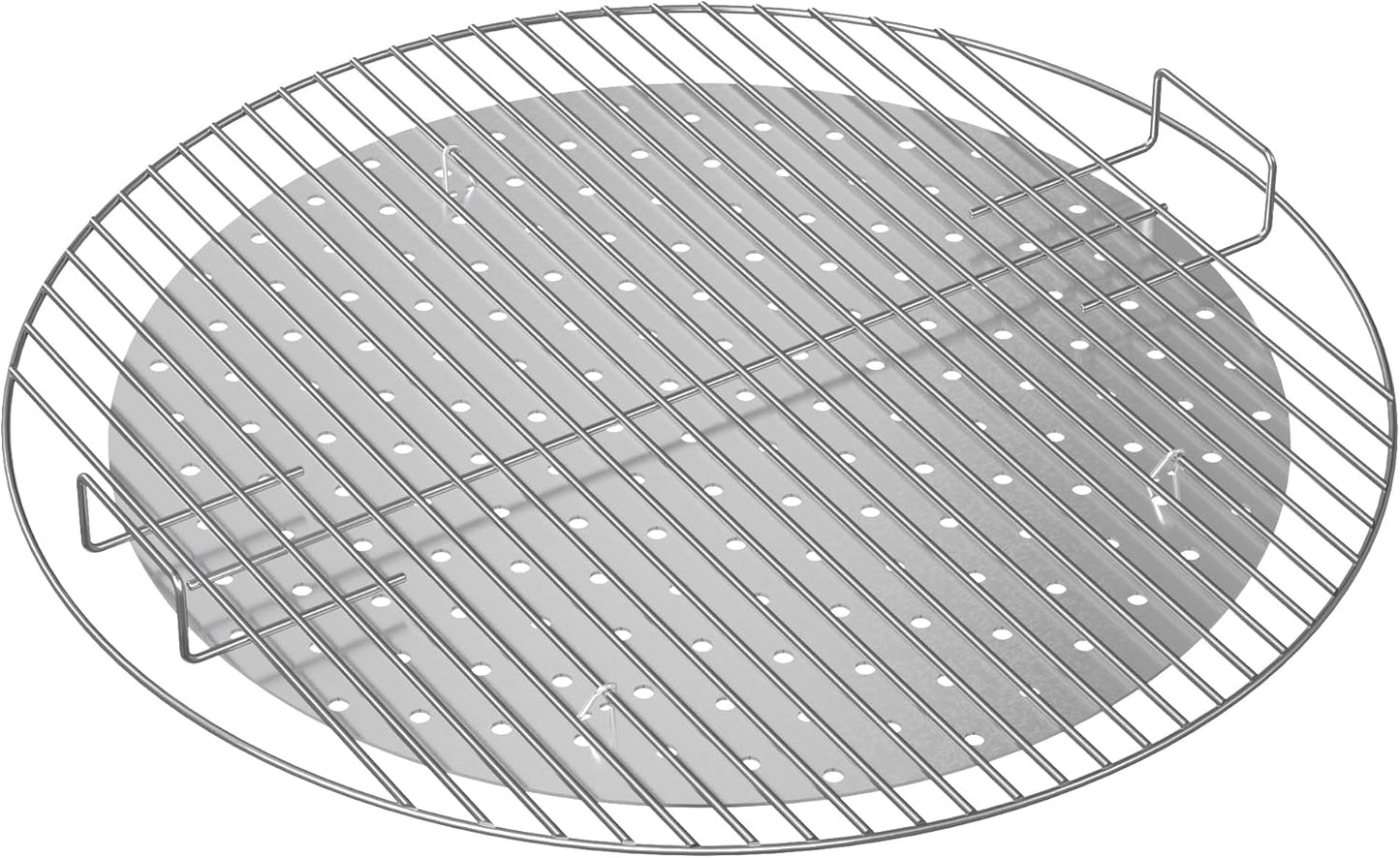 Grill Grate Replacement 22" Stainless Steel for Beginners - BBQ Grill Grate Compatible with Weber Kettle 22" Charcoal Grills & Similar Grills, No-Fire Monitoring Grill Accessory