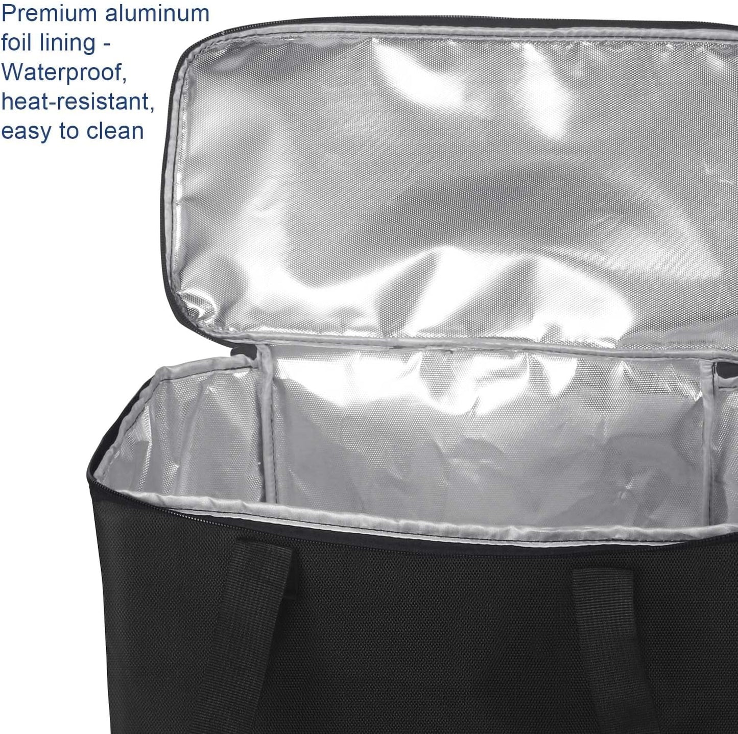 Carrying Bag for Bella 4 Slice Slim Toaster, Portable Outdoor Toaster Travel Carrier Bag Case for Bella, Waterproof & Heat-Resistant 4 Slice Bread Maker Bag with Aluminum Foil Lining