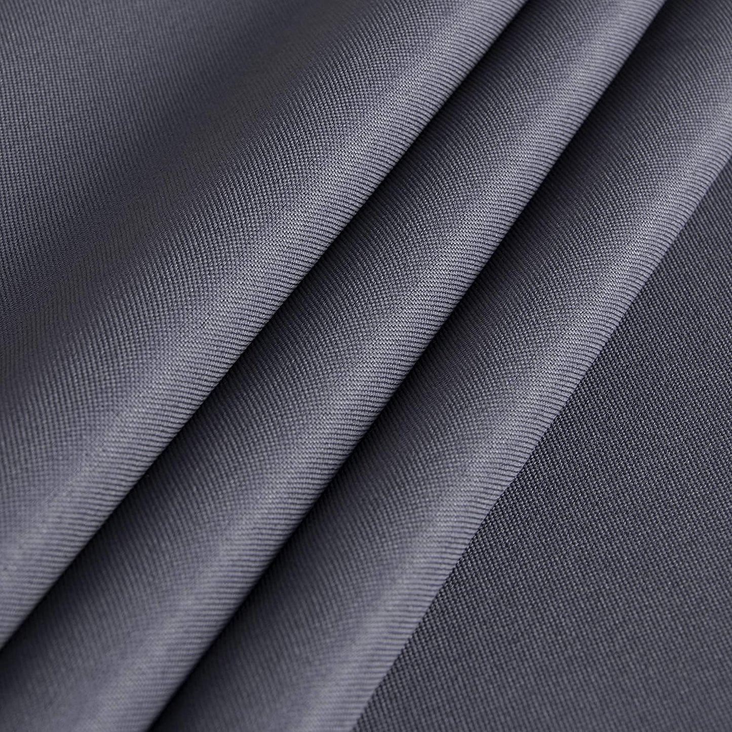 Sancua Rectangle Tablecloth - 70 x 108 Inch, Grey, Polyester, Stain & Wrinkle Resistant, Perfect for Dining Table, Buffet, Parties, Camping