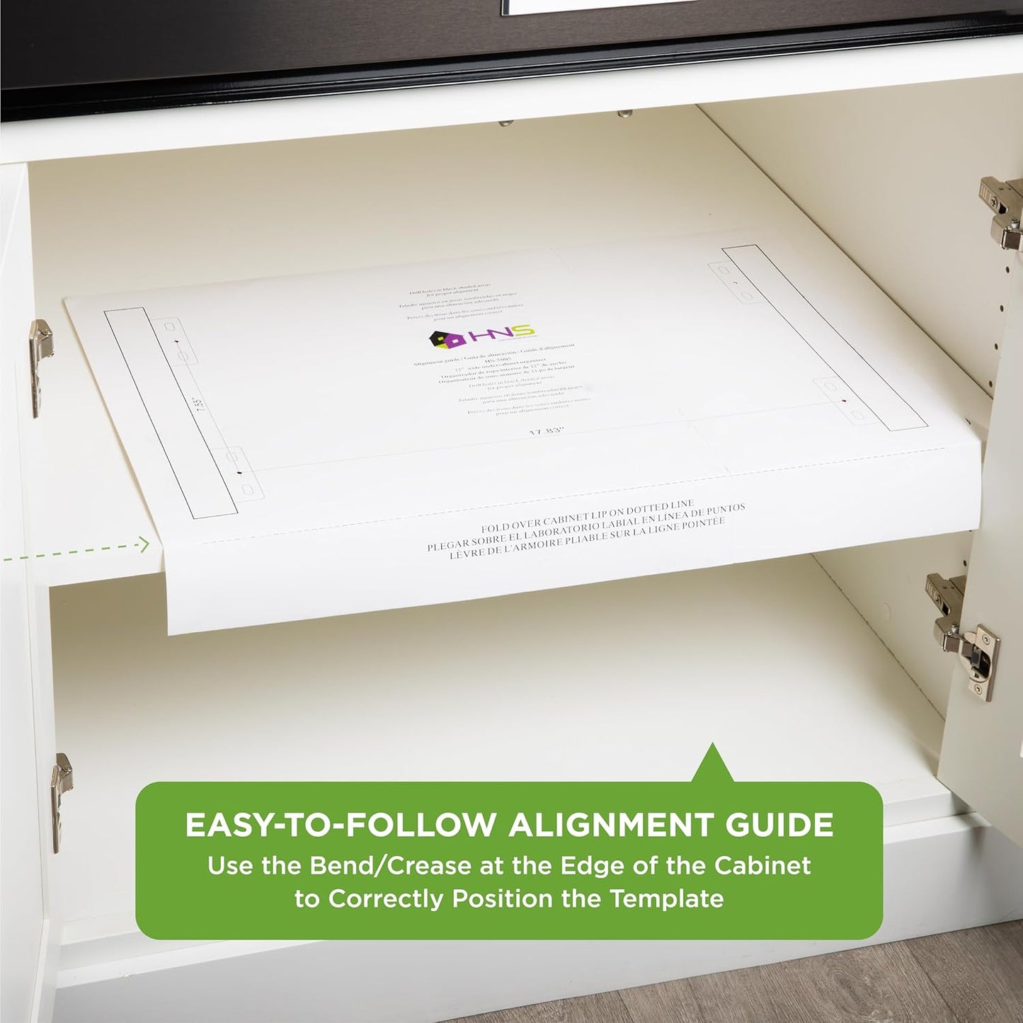 HOLDN’ STORAGE Bamboo Wooden Pull out Cabinet Organizer. 22" W x 21" D - Requires At Least a 23.25" W x 21" D. Cabinet Opening. W/Lifetime Limited Warranty. Bamboo Tray and Heavy gauge metal rails