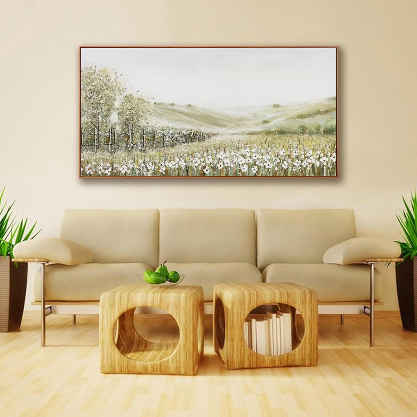 Canvas Wall Art Decor Home Decor Wall Art Prints Natural Modern Framed Landscape Wall Decorations Mountain Wilderness Artwork for Living Room Wall Bedroom Kitchen Office Decor 20"×40"