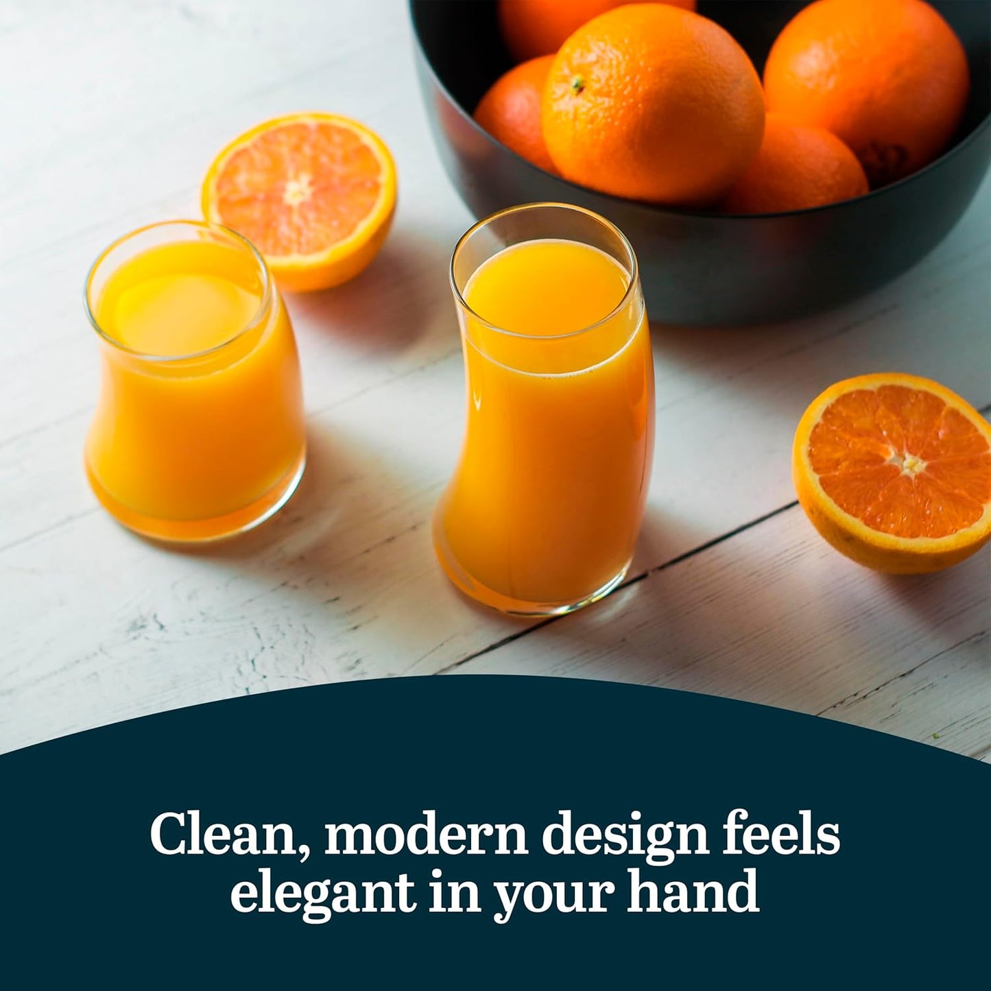 Libbey Swerve Drinking Glasses Set of 16, Dishwasher Safe, Chip Resistant Everyday Drinking Glasses, Fun and Edgy Set of Glasses for Special Events