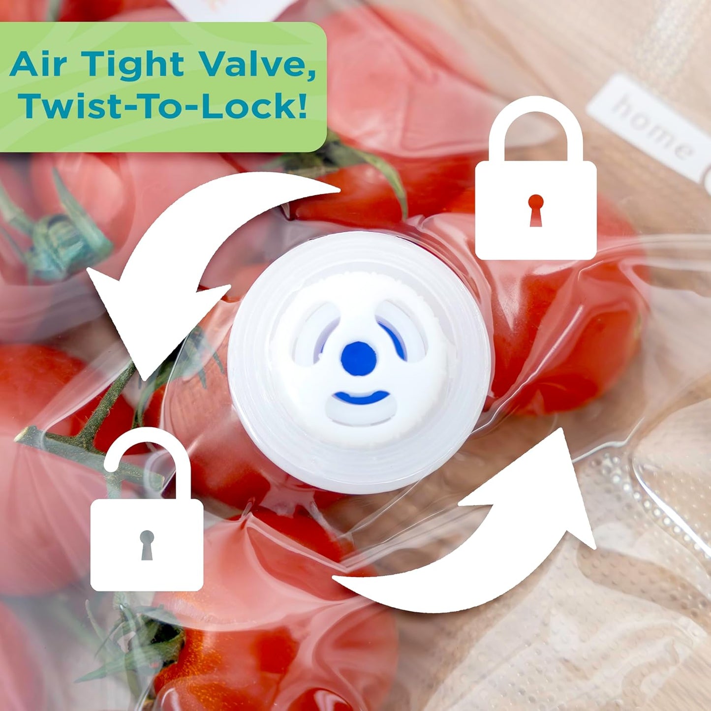 Home Logic Vacuum Sealer Reusable Bags Combo Pack – Freezer, Microwave & Sous Vide Safe Food Storage Bags – 10 Gallon Bags & 6 Quart Bags