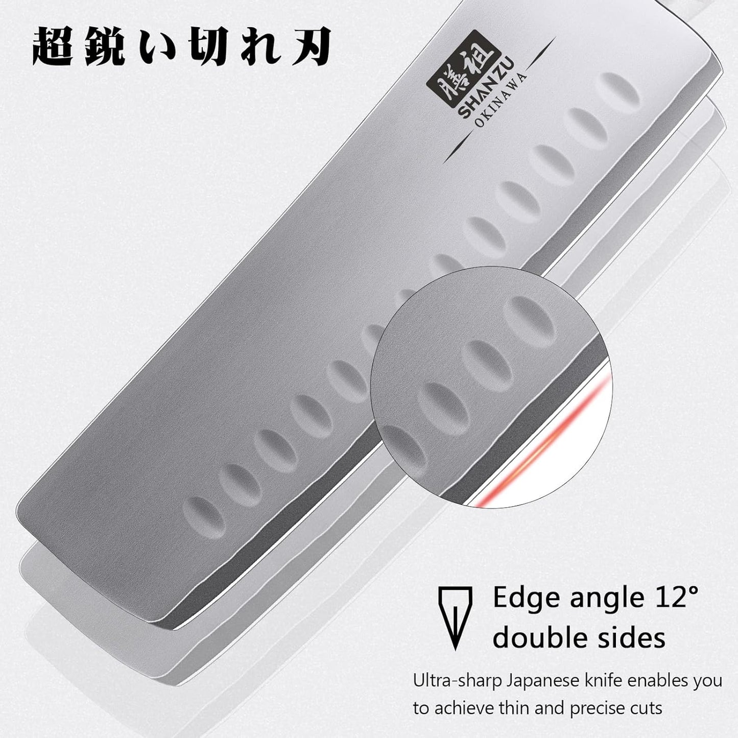 7 Inch Nakiri Knife, Japanese 10Cr15MoV High Carbon Stainless Steel Chopping Chef Knife, Professional Sharp Multipurpose Asian Kitchen Vegetable Cleaver Knife with Ergonomic Pakkawood Handle