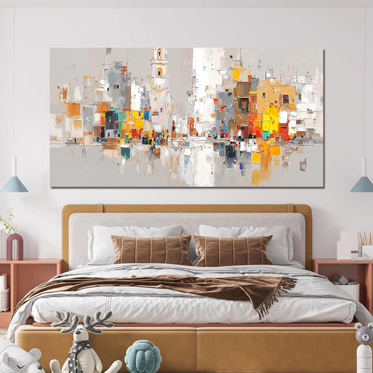 Canvas Wall Art Decor Modern Wall Art for Living Room Colorful Abstract Wall Art Prints Artwork for Walls Abstract Art Pictures Abstract Canvas Art Wall Decor Bedroom Office Decorations 20" X 40"