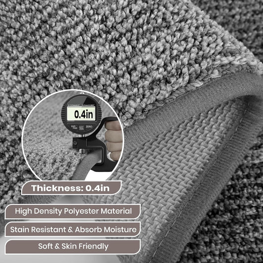 Dirt Trapper Dog Door Mat 32" x 47" / 80cm x 120cm, Washable Kitchen Rug, Non Slip Kitchen Mat for Floor, Absorbent Indoor Entryway Rug for Laundry, Bathroom, Bedroom