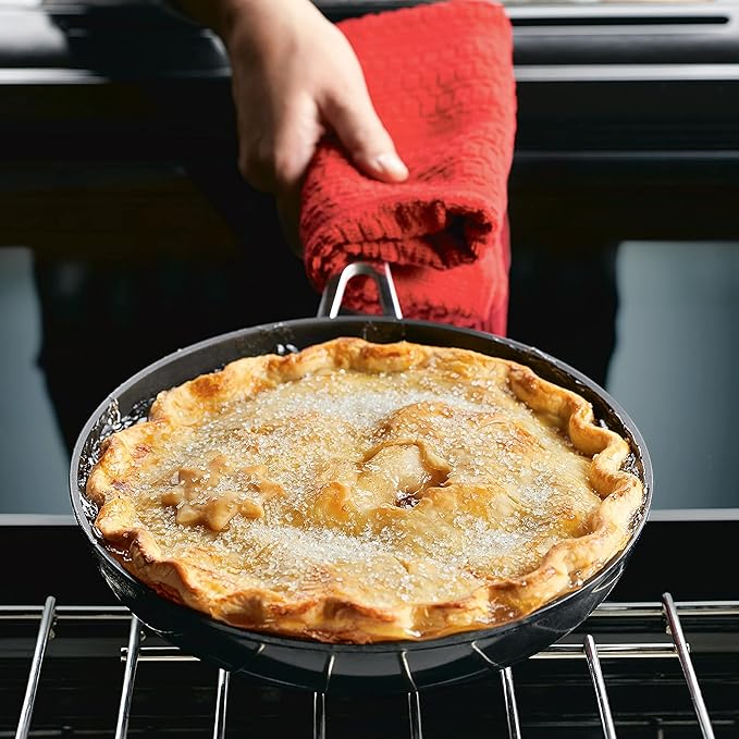 KitchenAid Hard Anodized Induction Nonstick Frying Pan Set/Skillets, 8.25 Inch and 10 Inch - Matte Black