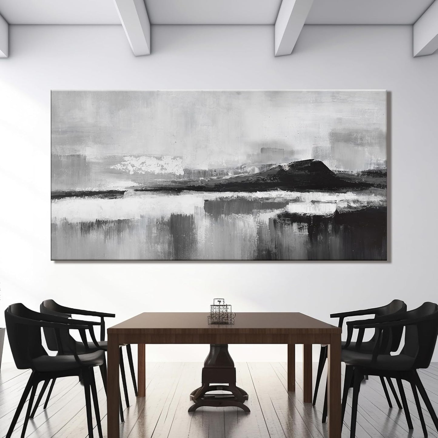 Abstract Wall Art Decor Large Home Decor Wall Art Prints Black and White Wall Decor Modern paintings Decorations for Living Room Bedroom Kitchen Office 30"×60"