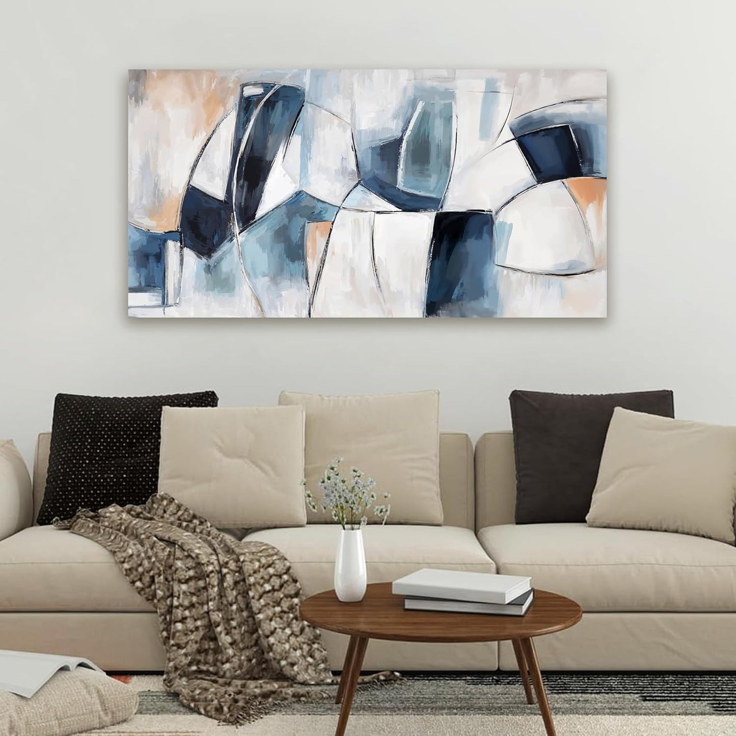 Canvas Wall Art Decor Abstract Wall Art for Living Room Abstract Canvas Art Wall Decor Wall Art Pictures Modern Colorful Wall Art Prints Artwork for Walls Bedroom Office Home Decor 20" X 40"