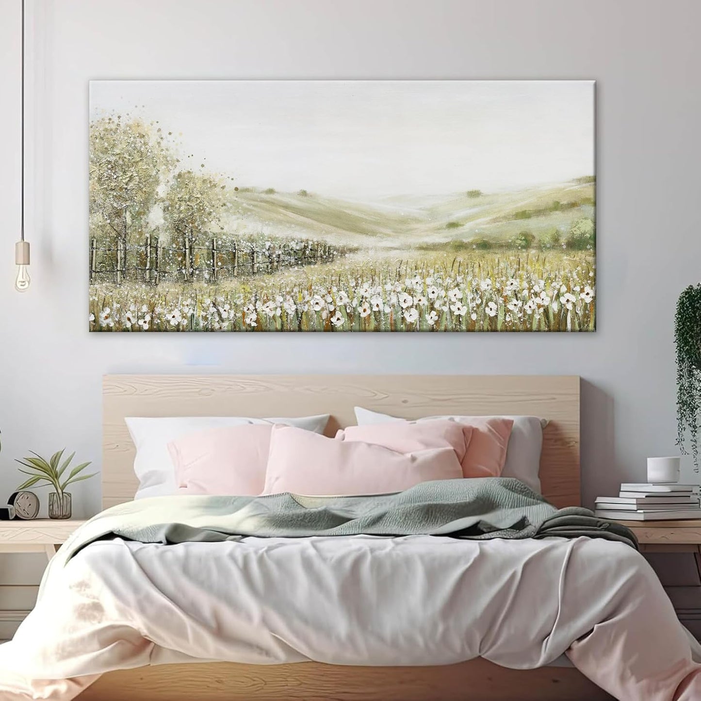 QSQ Wall Art Decor Natural Wall Decorations Home Decor Wall Art Prints Mountain Wilderness Landscape Large Size Artwork for Living Room Wall Bedroom Kitchen Office Decor 29"×58"