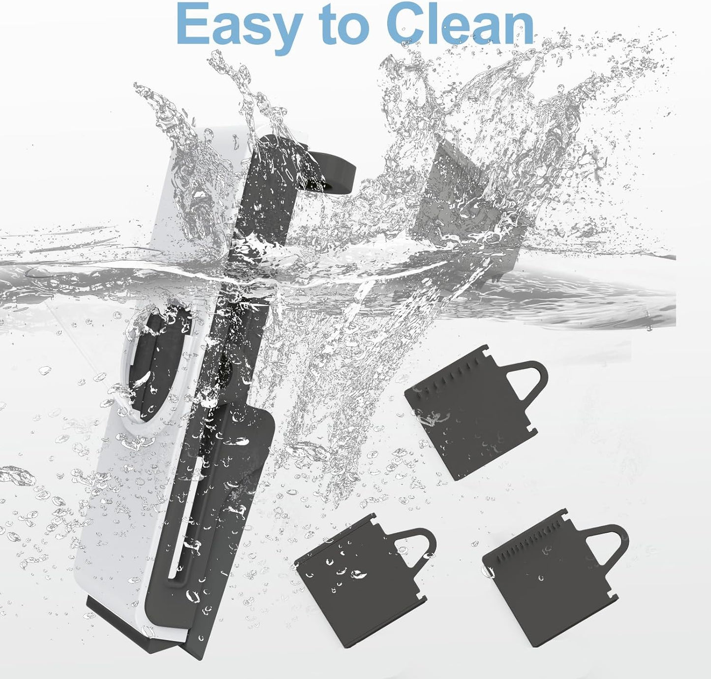 Mandoline Slicer for Kitchen, Mandoline Slicer Safe Multifunctional Dicer Adjustable Commercial Slicer Machine Stainless Steel Chopper