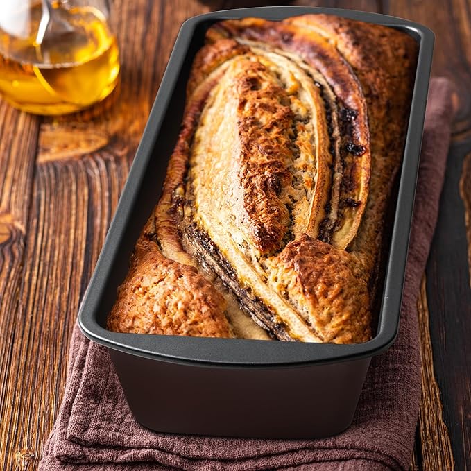 Extra Large Bread Pan, 13" x 5" Long Loaf Pan, Nonstick Baking Pan, Rectangular Loaf Tin, Set of 2