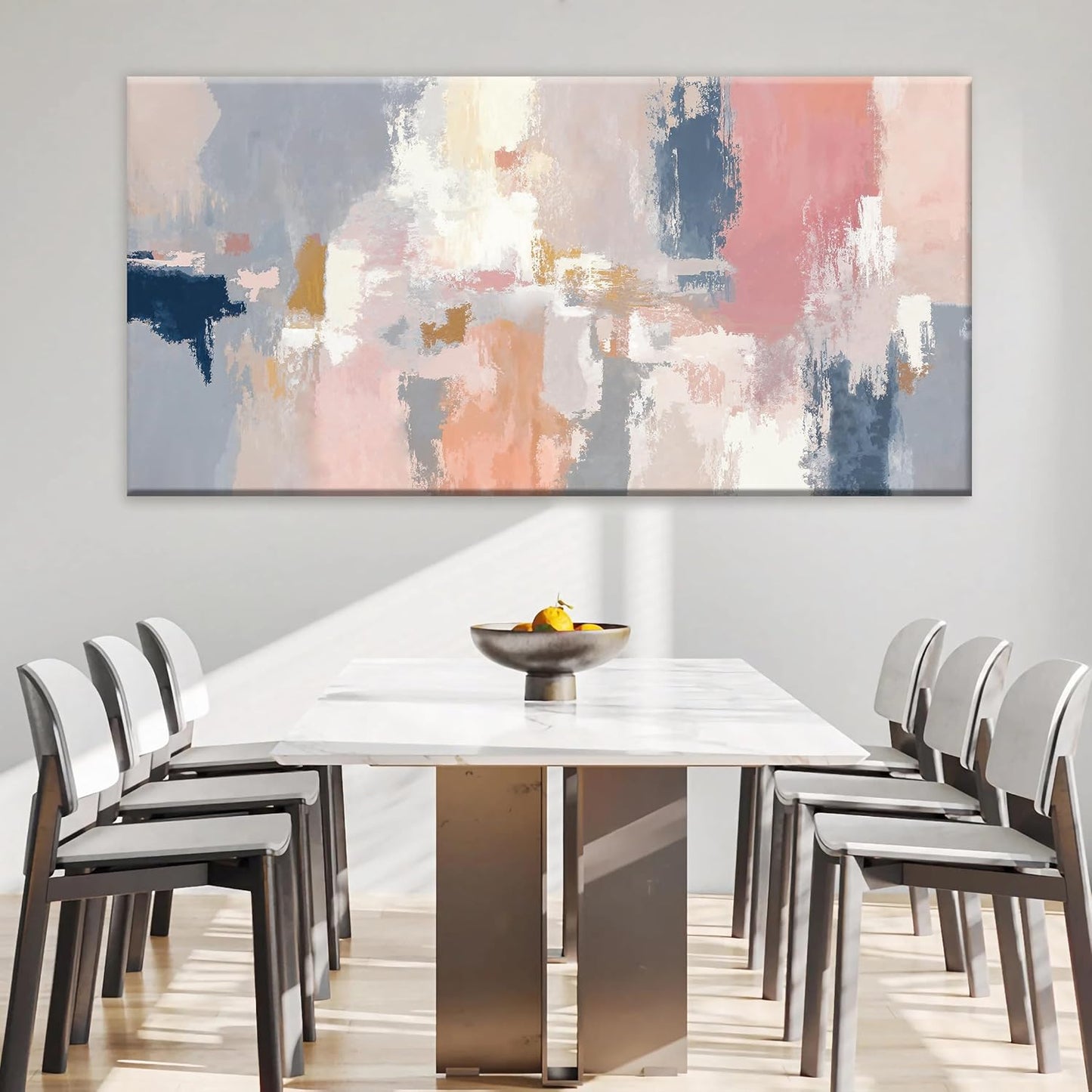 Large Abstract Wall Art Decorations Pink And Gray Wall Art Living Room Home Wall Decor 29x58 Inch Modern Minimalist Artwork Canvas Art Wall Decor For Bedroom Kitchen Office