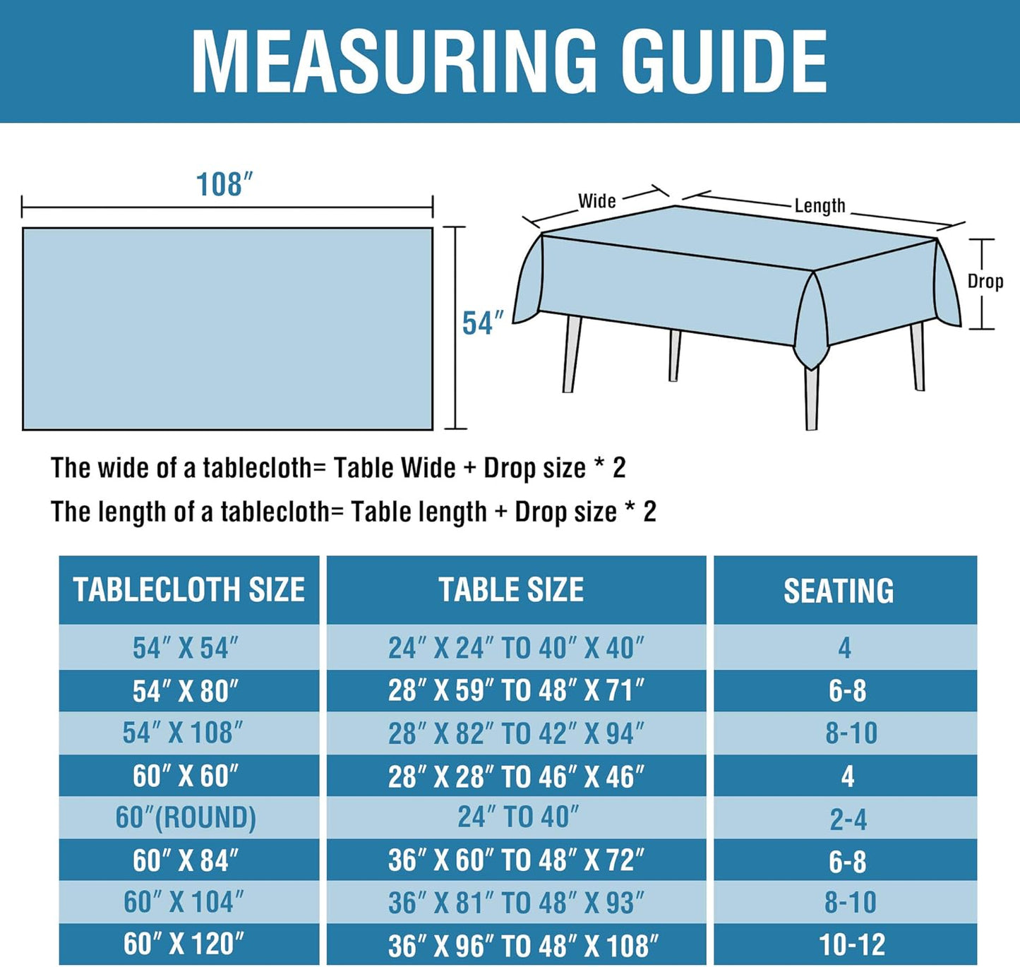 H.VERSAILTEX Linen Textured Table Cloths 54 x 108 Inch Premium Solid Tablecloth Spill-Proof Waterproof Table Cover for Dining Buffet Feature Extra Soft and Thick Fabric Wrinkle Free, Ivory