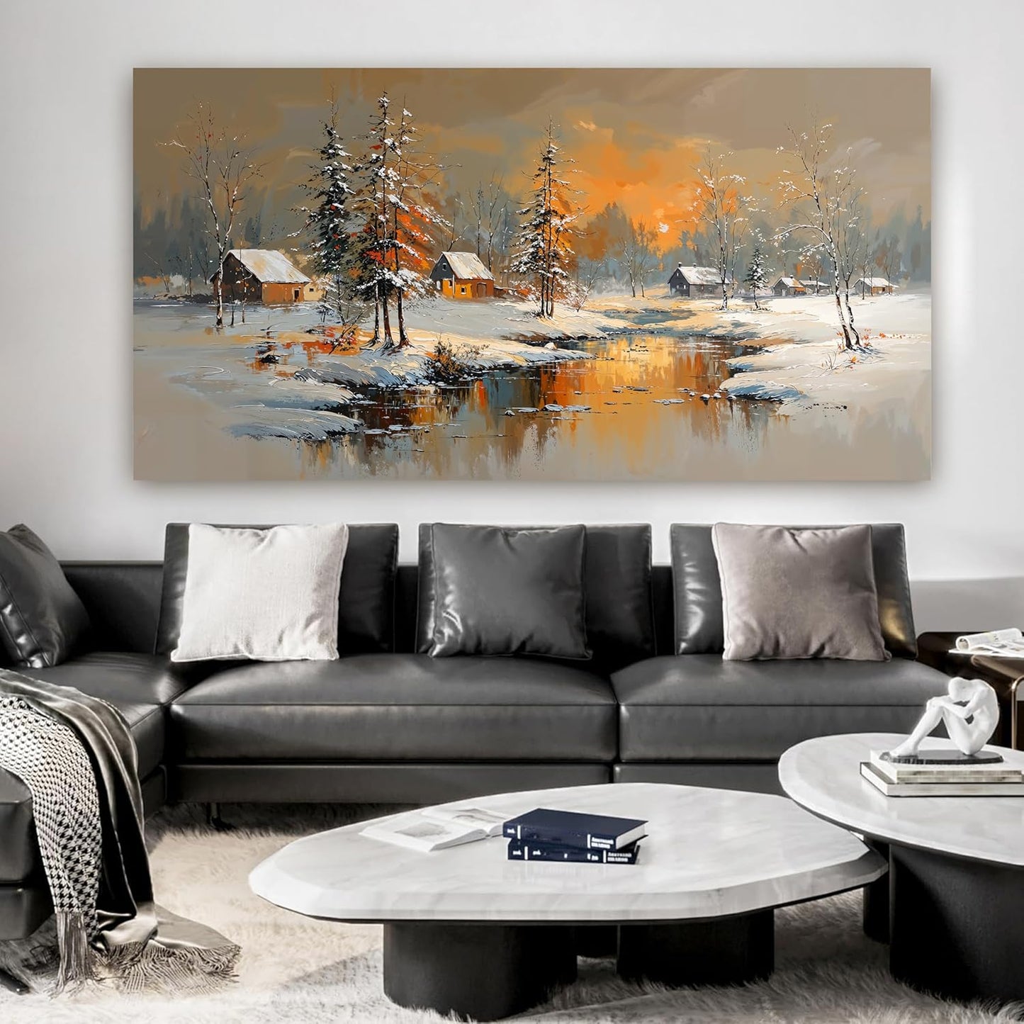 Canvas Oversized Wall Art Decor Modern Wall Art Pictures for Living Room Nature Coastal Wall Art Prints Large Landscape Wall Art Decorations Canvas Art Wall Decor Artwork for Walls Home Office Decor 29"X58"