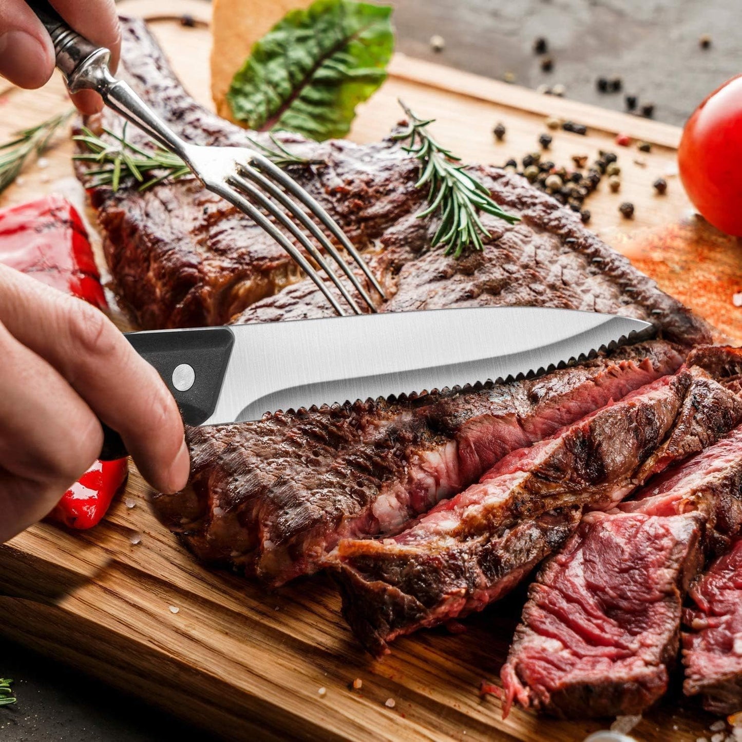 Hiware 72-Piece Silverware Set for 12, Stainless Steel Flatware Cutlery Set For Home Kitchen Restaurant Hotel, Mirror Polished, Dishwasher Safe