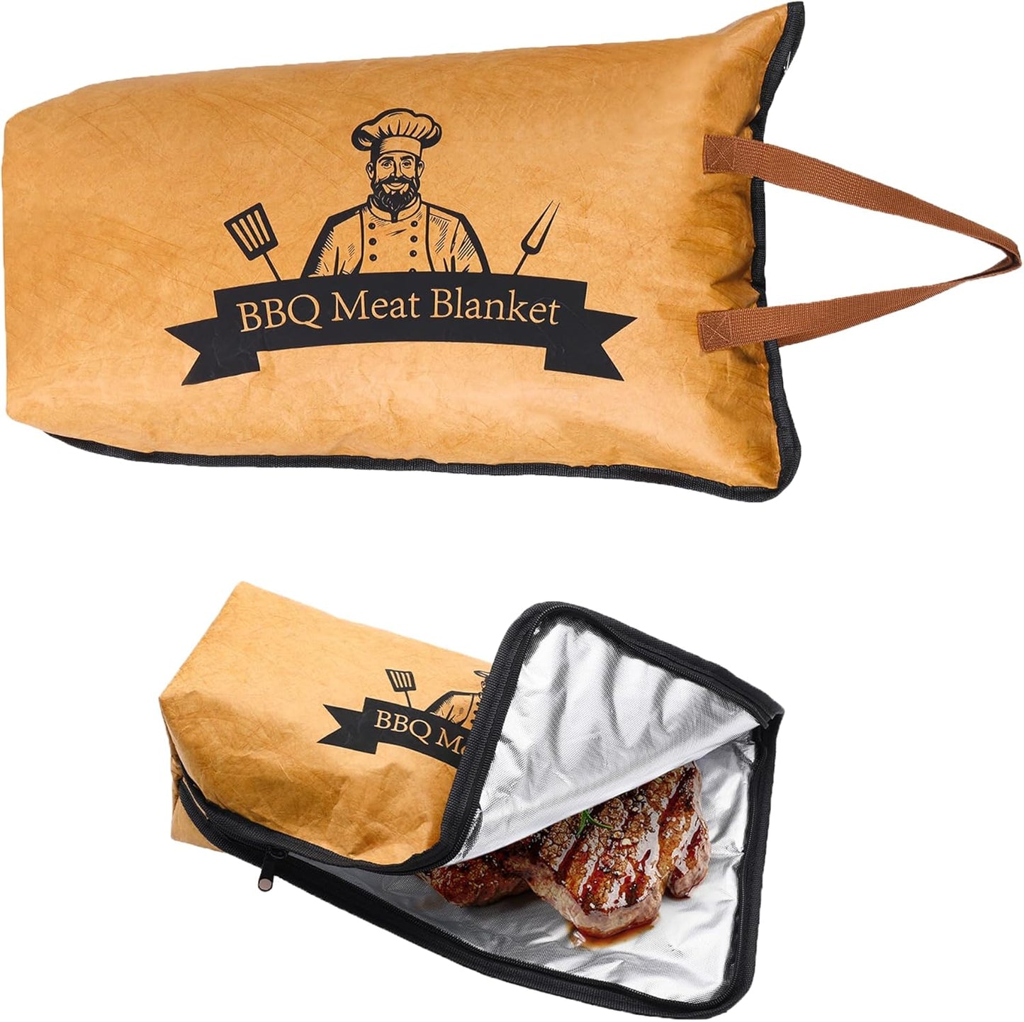 BBQ Meat Rest Blanket (21''+15'' Brown)