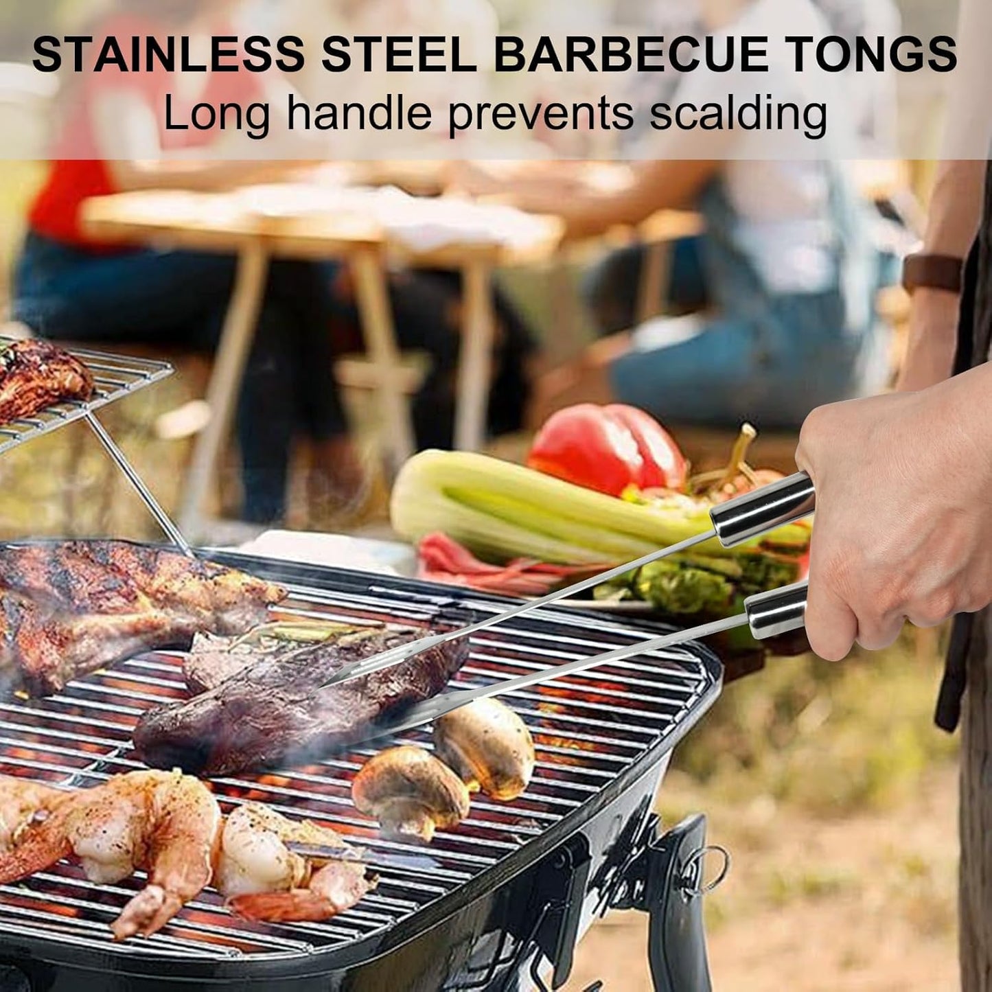 150Pcs Griddle Accessories Kit, Flat Top Grill Accessories Set for Blackstone and Camp Chef, Griddle Spatula Set with Metal Spatula, Enlarged Spatulas, Basting Cover for Outdoor Barbecue