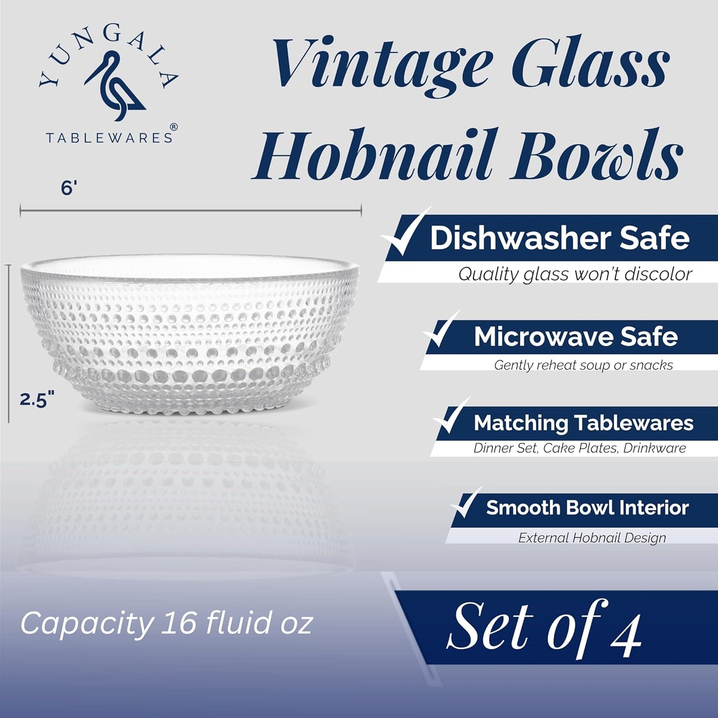 Yungala Clear Glass Bowl