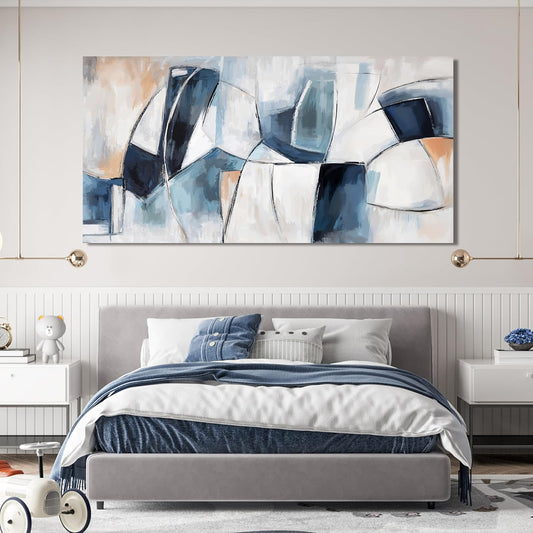 Abstract Canvas Wall Art Decor Modern Large Wall Art for Living Room Abstract Canvas Art Wall Decor Pictures Oversized Colorful Wall Art Prints Artwork for Walls Bedroom Office Home Decor 29"X58"