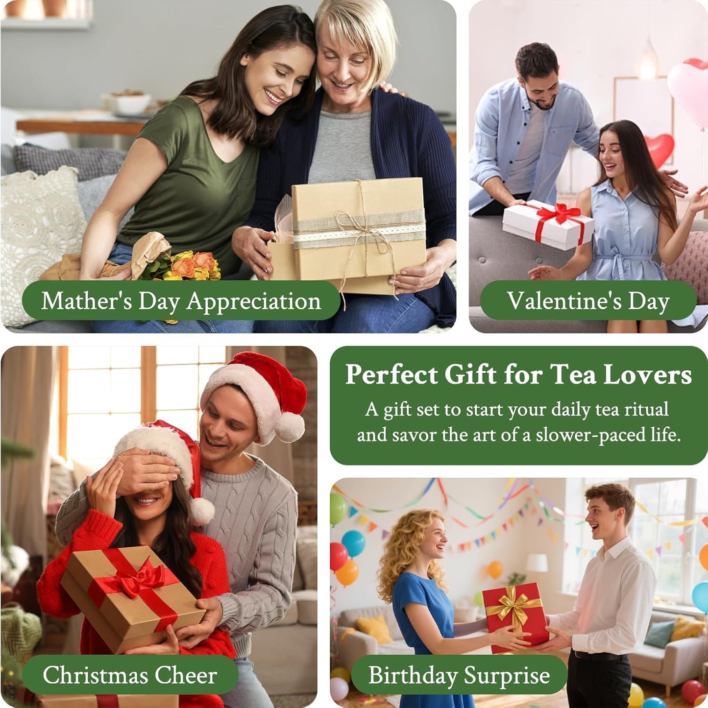 Matcha Whisk Set - Ceramic Matcha Set Includes Matcha Bowl, Whisk and Holder, Bamboo Scoop, Scoop Rest, Sifter and Tea Towel - 7 Pcs Ceremonial Gift Kit for Matcha Lovers (Gradient Pink)