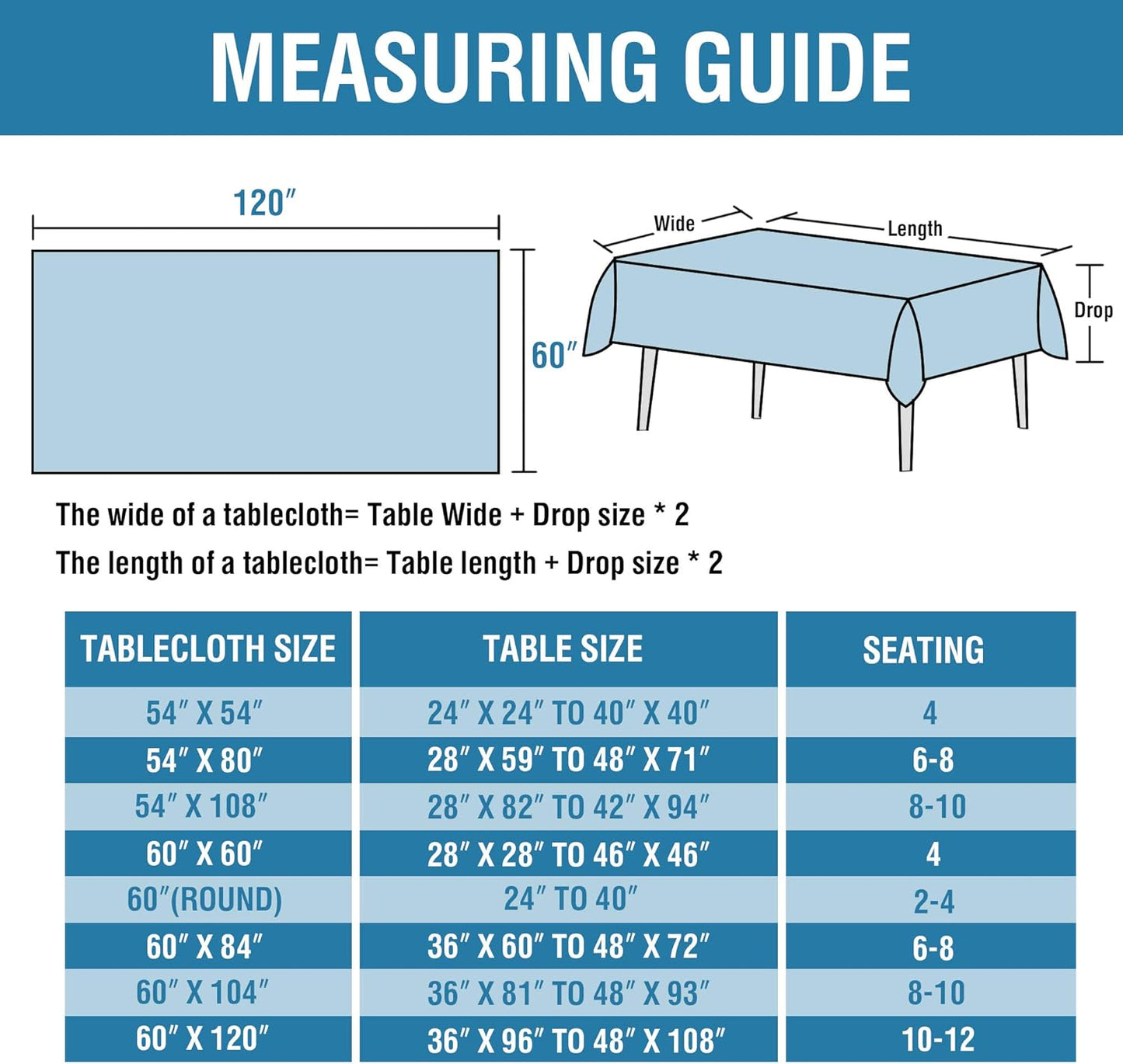 H.VERSAILTEX Linen Textured Table Cloths 60 x 120 Inch Premium Solid Tablecloth Spill-Proof Waterproof Table Cover for Dining Buffet Feature Extra Soft and Thick Fabric Wrinkle Free, Ink Blue
