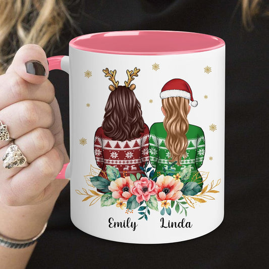 Personalized Bestie Cup - Christmas, Birthday Gifts For Best Friend, Bestie, Sister, BFF - Friendship Gift For Women - Long Distance Gift - Birthday, Christmas, Thanksgiving Gifts Her
