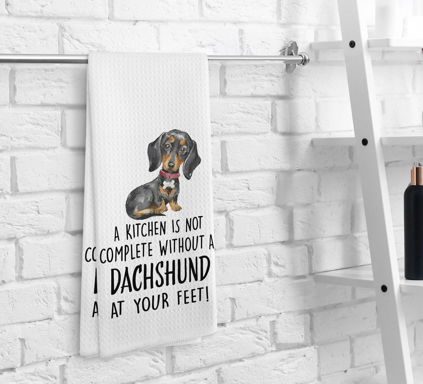Dachshund Kitchen Towels and Dishcloths, Dachshund Gifts for Women, Dachshund Decor, Wiener Dog Gifts for Women, Dog Gifts Drying Cloth Hand Towels Tea Towels for Bathroom Kitchen, 16×24 Inches