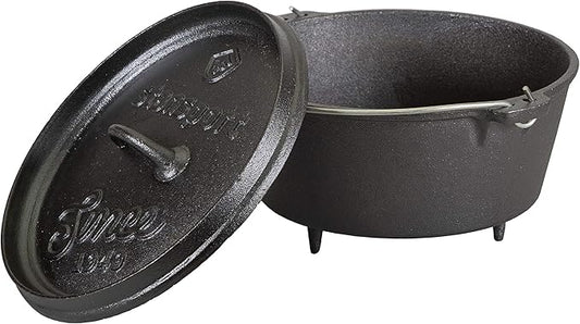 Stansport Pre-Seasoned Cast Iron Dutch Oven