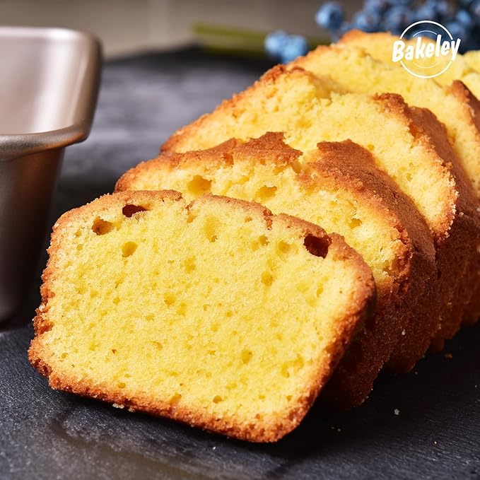1Lb Loaf Pan, 7-inch Non-Stick Oblong Bread and Meat Bakeware for Oven Baking 7.28" × 4.52" x 2.55"