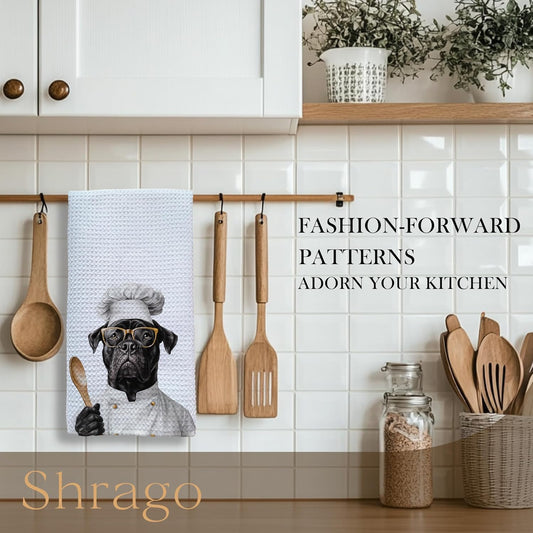 Funny Cane Corso Dog Kitchen Towels, Cane Corso Gifts for Women Dish Tea Towels for Kitchen, Dog Lovers Mom Dad Owner Gifts Decorative Hand Towels, 16x24 Inch