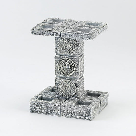 Avanti Linens Galaxy Toothbrush Holder, Silver