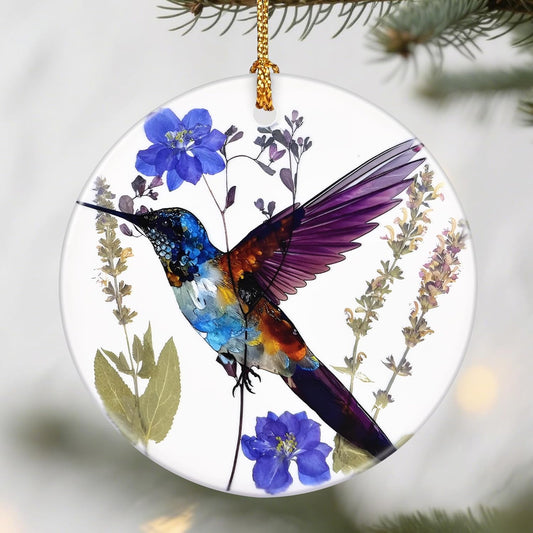 Hummingbird Ornament, Christmas Ornaments: Christmas Tree Decorations, Holiday Decor, Stocking Stuffers, Gift Ideas, Xmas Gift, Hummingbird Lover Gifts & Gifts for Women