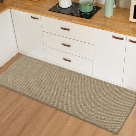 Artoid Mode Washable Non Slip Rubber Backing Kitchen Rugs Doormat, Absorbent Kitchen Floor Mats Front of Sink Kitchen Mats for Floor Home Decor 20x48 Inch