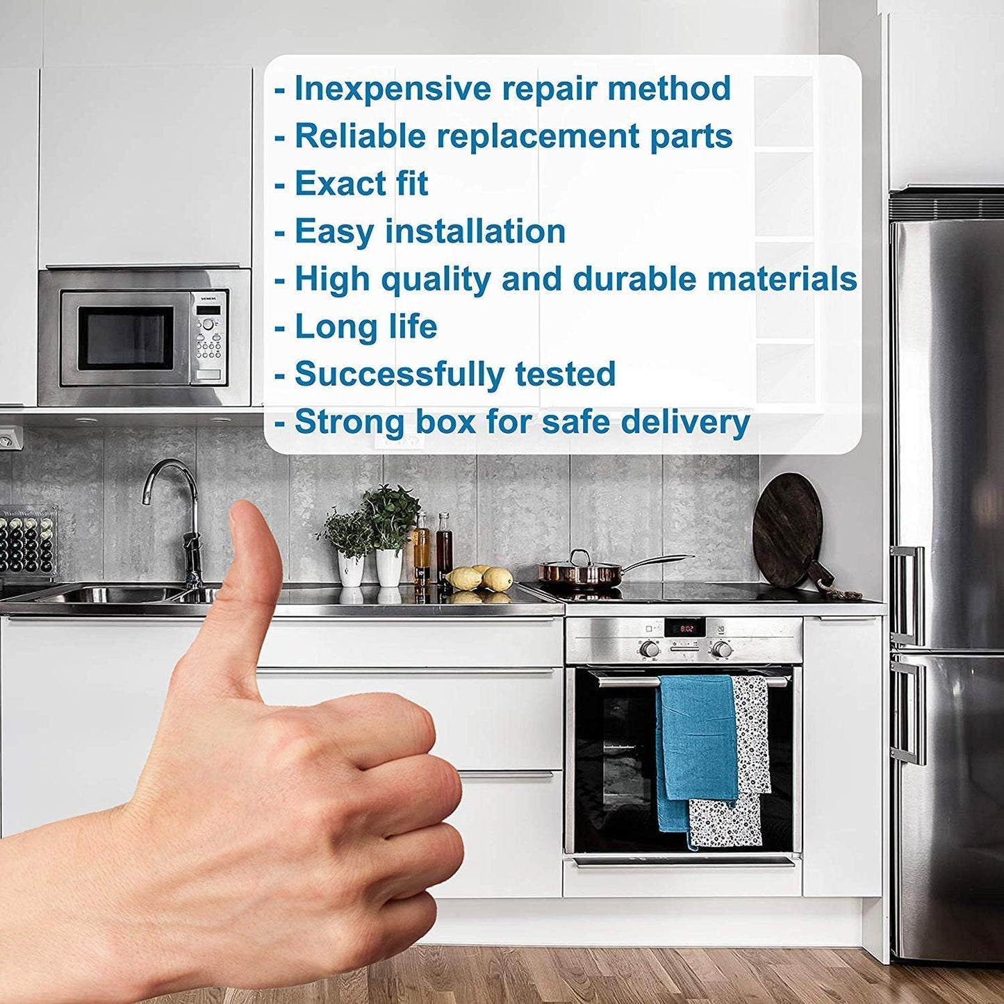 HQRP 12.75" Glass Turntable Tray for Microwave Oven Cooking Plate, 12.75 inch